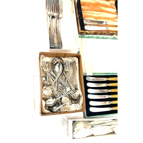 42 - Six boxes of assorted cutlery sets