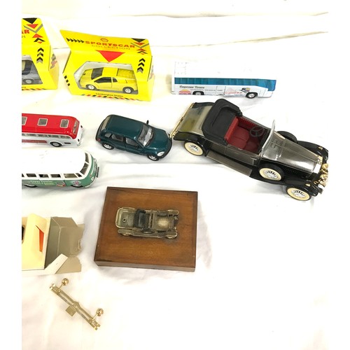 23 - Selection of vintage model toy cars some in original boxes to include SO SPORTS etc