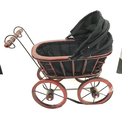 323 - Vintage toy carriage pram