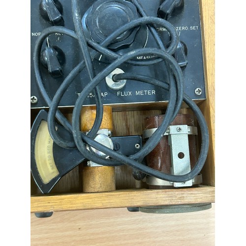 253 - Wooden cased TS 15A/AP Flux Meter, untested