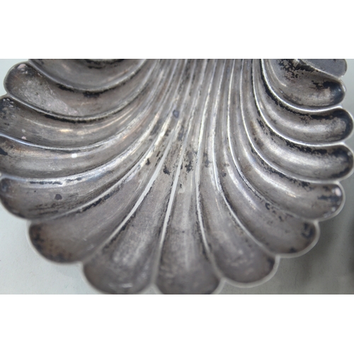 24 - 2 x .925 sterling shell form salt dishes