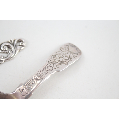 25 - 63 x .830 & .925 sterling caddy spoons inc georgian, victorian, norway etc