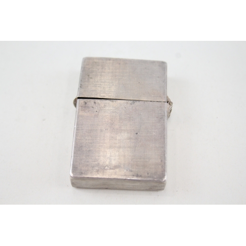 30 - .900 silver cased cigarette lighter vintage