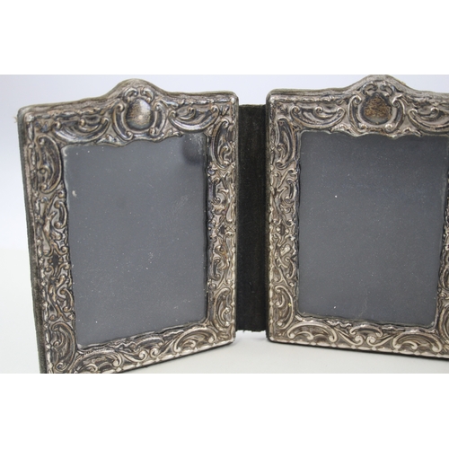 44 - 2 x .925 sterling photograph frames