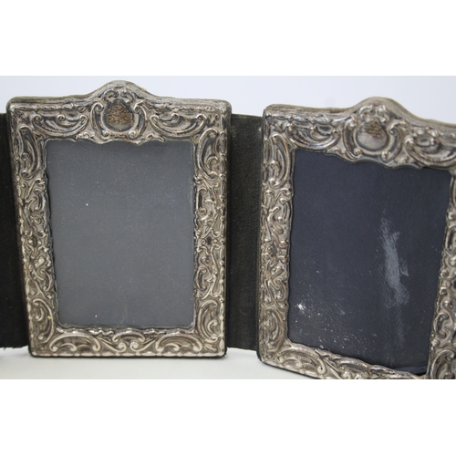 44 - 2 x .925 sterling photograph frames