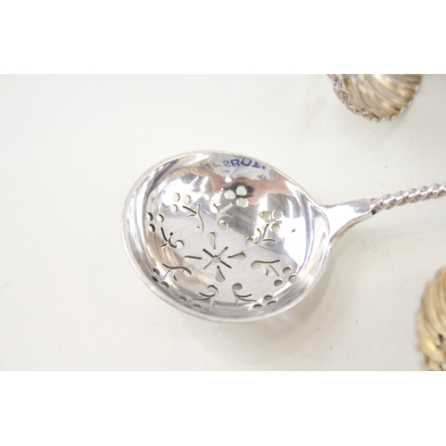 54 - 3 x .925 sterling sifter spoons inc victorian