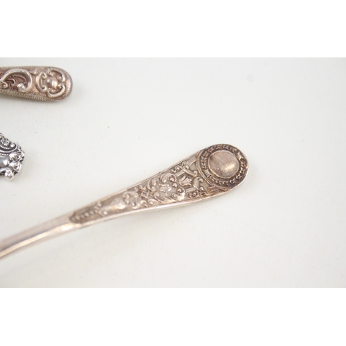 54 - 3 x .925 sterling sifter spoons inc victorian