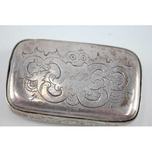 55 - .850 silver snuff box