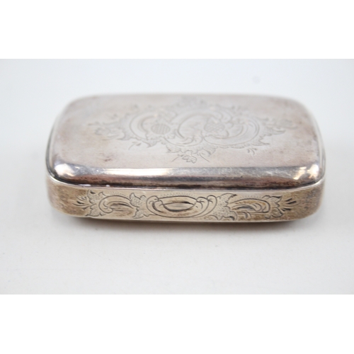 55 - .850 silver snuff box