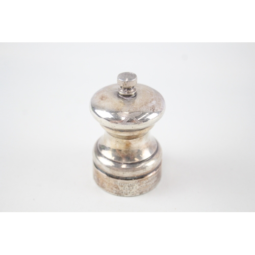 62 - .925 sterling silver pepper mill w/ personal engraving