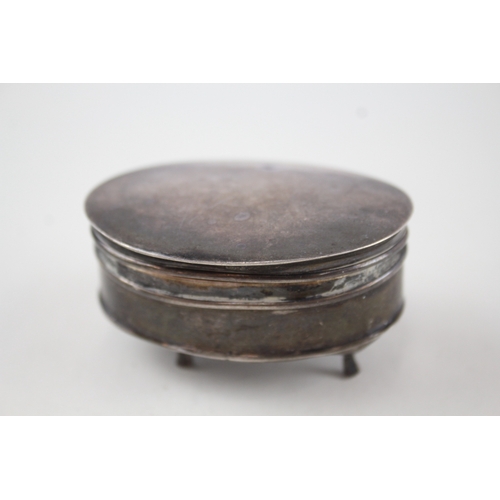 64 - .925 sterling silver trinket / jewellery box