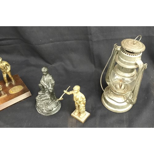 36 - Selection of minors figures includes one brass etc