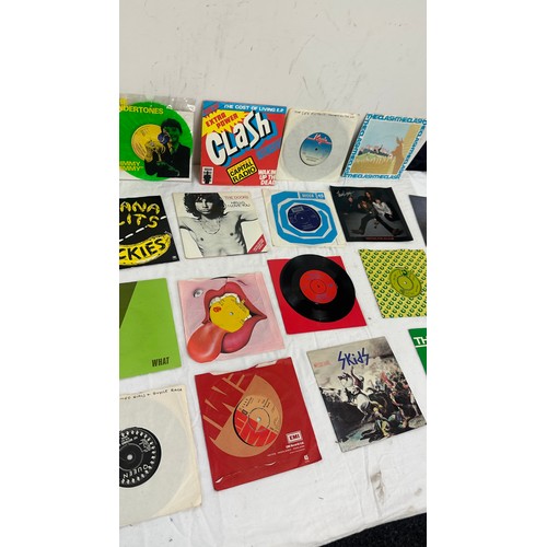 2 - Selection of 45's to include punk rock and indie