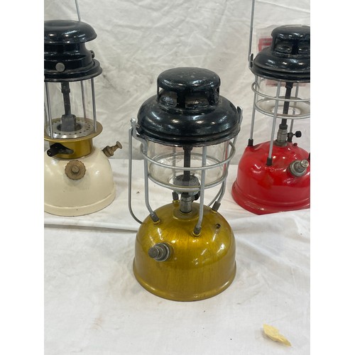 73 - 3 Vintage Tilley lamps