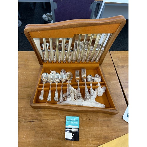 272 - Canteen of silver plated cutlery