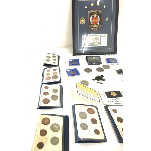 111 - Album of coins, Roman coins, Russian note etc