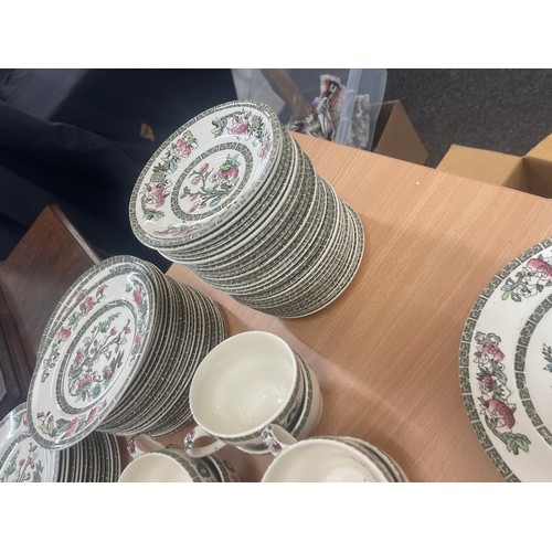 Selection of Johnson bros Indian tree part tea set