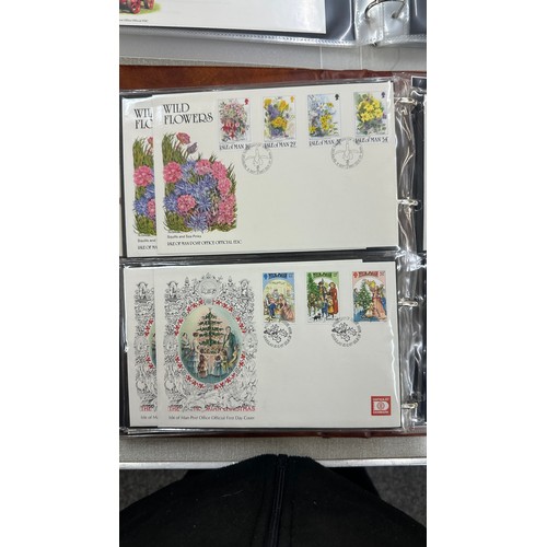 81 - Three albums of Isle of Man first day covers 1973-2000