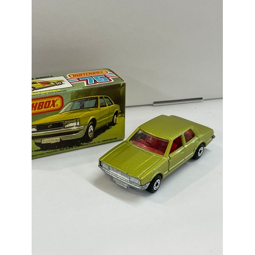 176 - Boxed Matchbox 55 Ford Cortina, superfast 1973