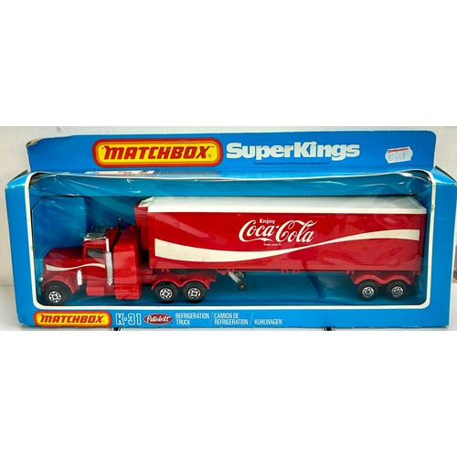 192 - Matchbox Superkings K31, K24 Scammell container truck both in original boxes