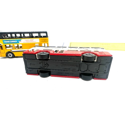 130 - 2 limited edition Matchbox livery series to include COA, Matchbox t he Londoner 17 - no 58 of 1000 l... 