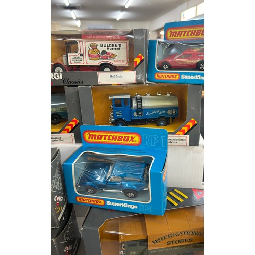 259 - Selection of boxed diecast vehicles to include 6 Corgi classics, Dinky London Taxi 284, 2 Matchbox S... 