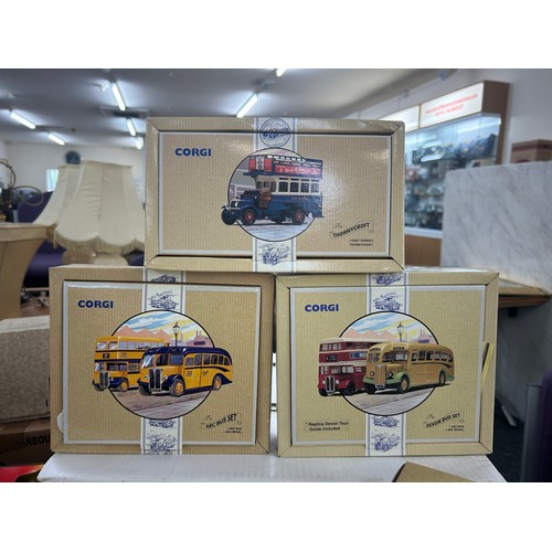 220 - Selection of boxed Corgi Commercials vehicles all new with COA, to include models 97072, 96990, 9707... 