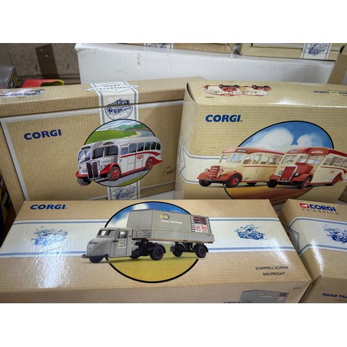 220 - Selection of boxed Corgi Commercials vehicles all new with COA, to include models 97072, 96990, 9707... 