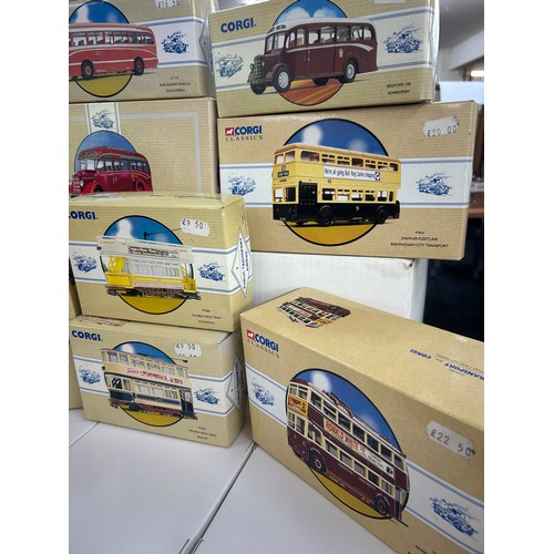 135 - Selection of boxed Corgi Commercials vehicles all new with COA, to include models 97105, 97824, 9780... 