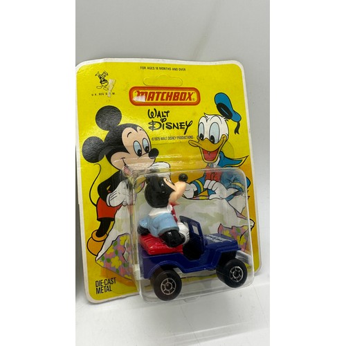 180 - 1979 Matchbox Walt Disney Mickey Mouse, carded in original packaging, 1979 Matchbox Walt Disney Minn... 