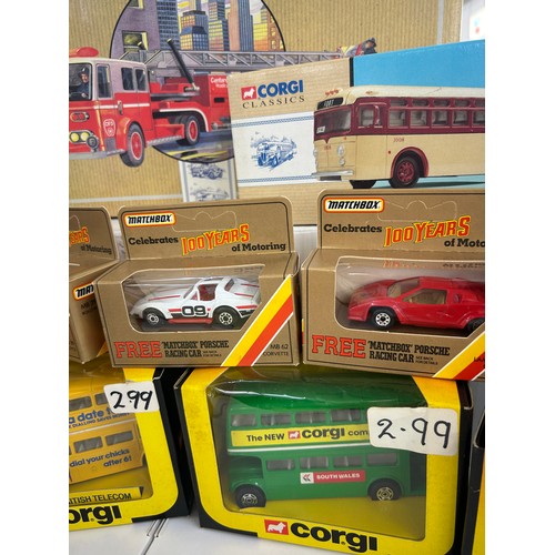 182 - Selection of orignally boxed Corgi and MAtchbox vehile sets to include Corgi fire vehicle 97321, Nus... 