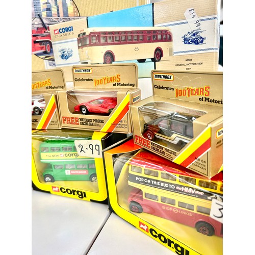 182 - Selection of orignally boxed Corgi and MAtchbox vehile sets to include Corgi fire vehicle 97321, Nus... 