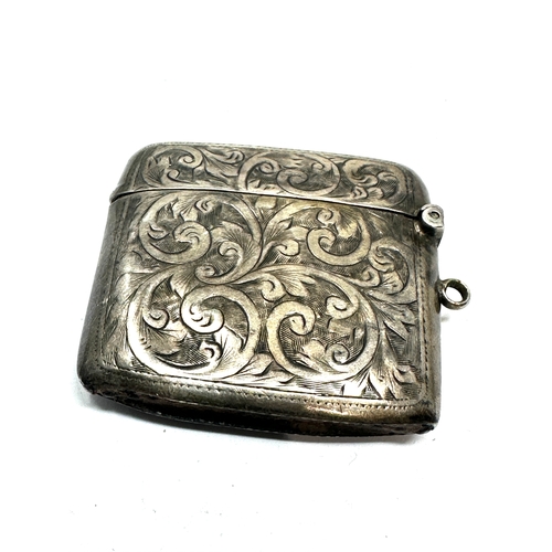 23 - Antique silver vesta case