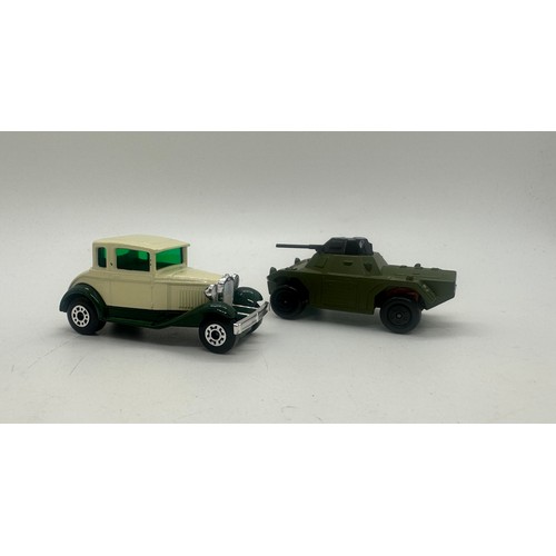 252 - Two boxed Matchbox 75 collection cars includes Rola Matics weasel 73 and Model a ford 73