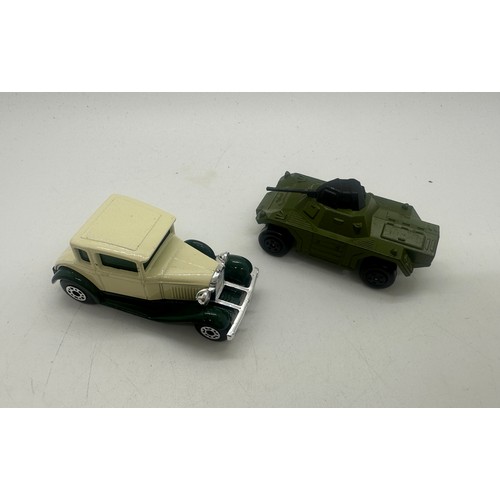 252 - Two boxed Matchbox 75 collection cars includes Rola Matics weasel 73 and Model a ford 73