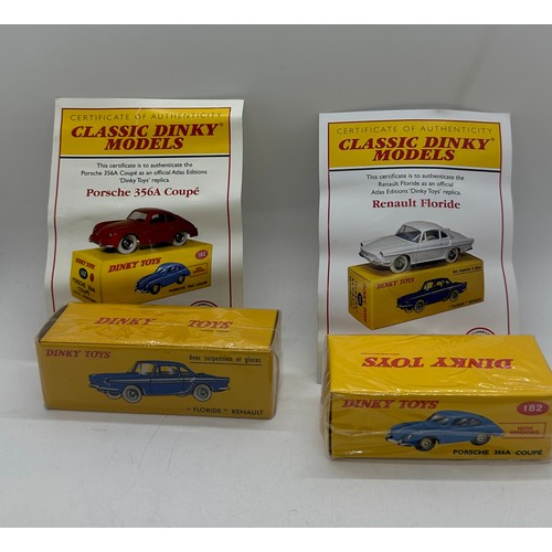 145 - Selection of Boxed Dinky Toys includes 182 Porsche 350A Coupe and 543 Floride renault