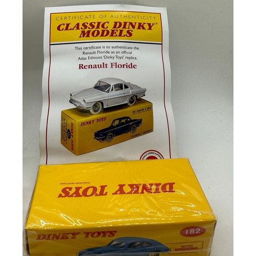 145 - Selection of Boxed Dinky Toys includes 182 Porsche 350A Coupe and 543 Floride renault