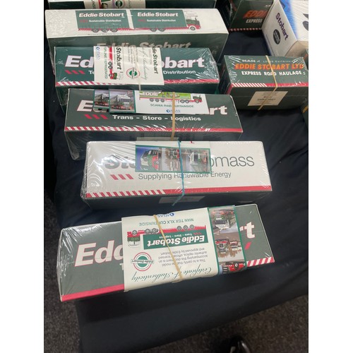 284 - Large selection of Eddie Stobart lorries includes H777, h069, f018 etc