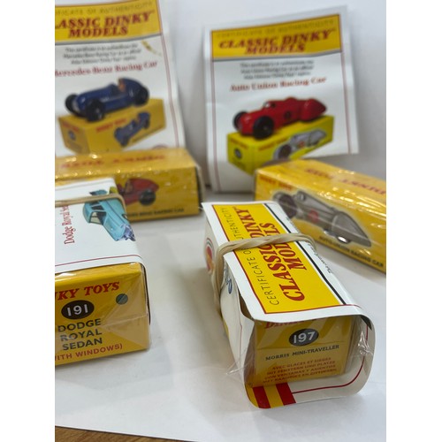 115 - Selection of Boxed Dinky Toys Dinky Toys includes 23c Mercedes benz and 23D Auto-Union, 191 Dodge ro... 