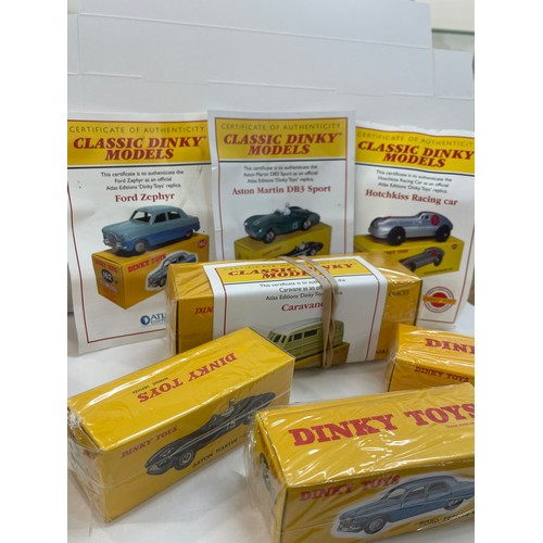 111 - Selection of Boxed Dinky Toys  includes 162 Ford Zephyr Saloon, 506 Aston martin Dinky 22b and Dinky... 