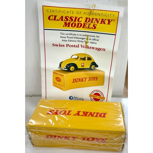 108 - 4 sealed Boxed Dinky Toys to include models Opel Kadett 540, Volkswagon Beetle 181, Swiss Postal Vol... 
