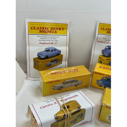 104 - Selection of Boxed Dinky Toys Toys includes 547 Panhard 17 and 562 H Wegenwacht etc