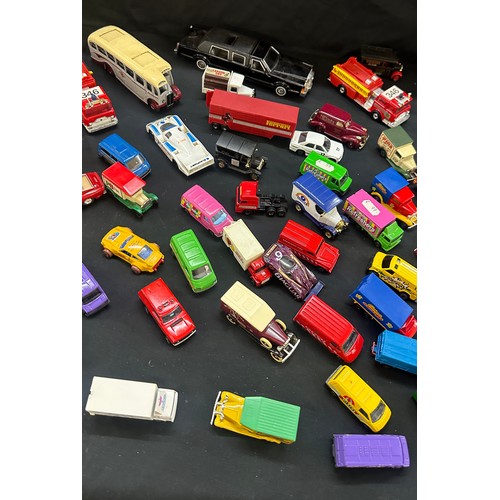 231 - Large selection of assorted of vintage and later toy vehicles to include Corgi, LLedo etc