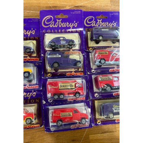 276 - Selection of original boxed ' Majorette Cadburys Collection' vehicles