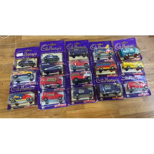 276 - Selection of original boxed ' Majorette Cadburys Collection' vehicles