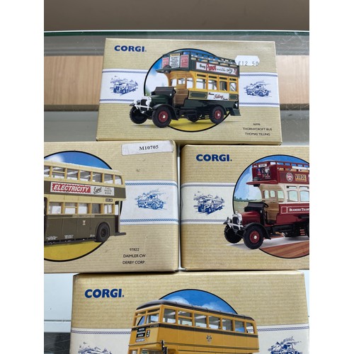 97 - Selection of Boxed Corgi sets includes 96996, 97822, 96988 and 97205