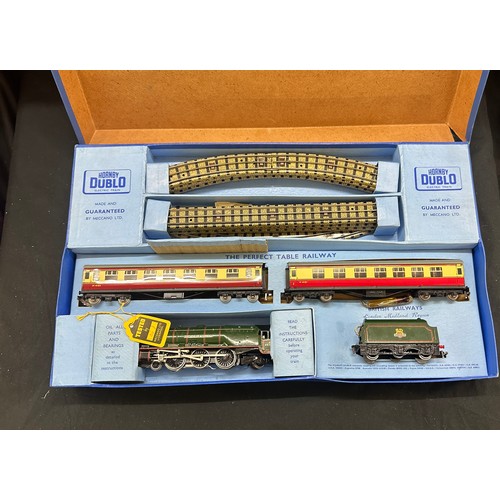 211 - Boxed Hornby Dublo Electric trains set, new, never used to include Duchess of Montrose loco