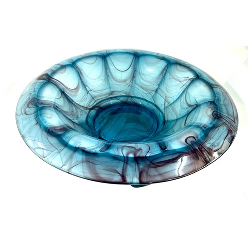 260 - George Davidson art deco cloud glass planter, good overall condition approximate height 5.5 inches, ... 