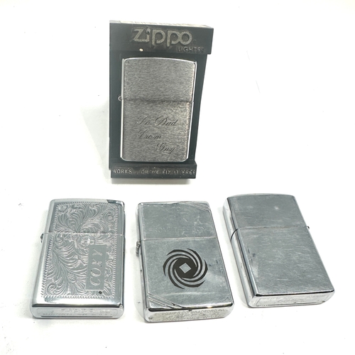 451 - 4 Zippo lighters