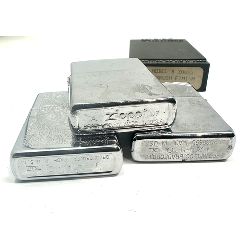 451 - 4 Zippo lighters